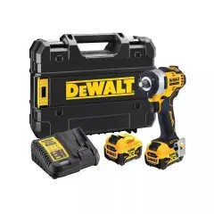 Seulement Aujourd&rsquo;hui Boulonneuse 3/8‘‘ XR 12V Brushless + 2 batteries 5Ah + chargeur + coffret T STAK – DEWALT – DCF903P2-QW