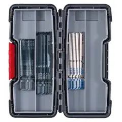 Kit 30 lames de scie sauteuse Basic pour bois et métal avec coffret – BOSCH – 2607010903 Achetez Aujourd&rsquo;hui