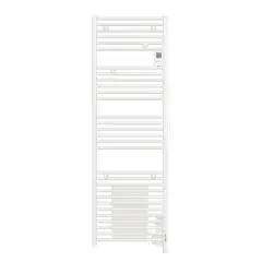 Radiateur sèche-serviettes électrique DORIS Digital avec soufflerie 1500W Blanc – ATLANTIC – 851127 Top Vente