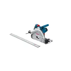 Top Vente Scie plongeante 1400W GKT 55 GCE Professional + rail de guidage FSN 1600 + coffret L-BOXX – BOSCH – 0601675002