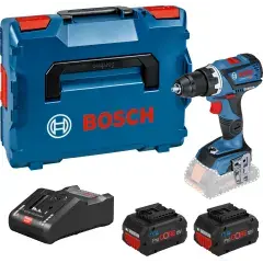 Kit perceuse-visseuse 18V GSR 18V-60 C + 2 batteries Procore 8Ah + chargeur + L-Boxx - BOSCH - 06019G110H Affaire À Saisir