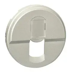 Acheter Direct Enjoliveur CÉLIANE pour prise RJ45 Titane – LEGRAND – 068551