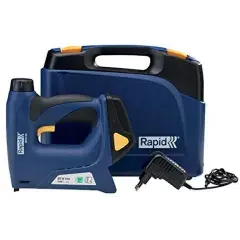 Nouveauté Agrafeuse-cloueuse 7,2V BTX140 + batterie + chargeur + coffret – RAPID – 5001387
