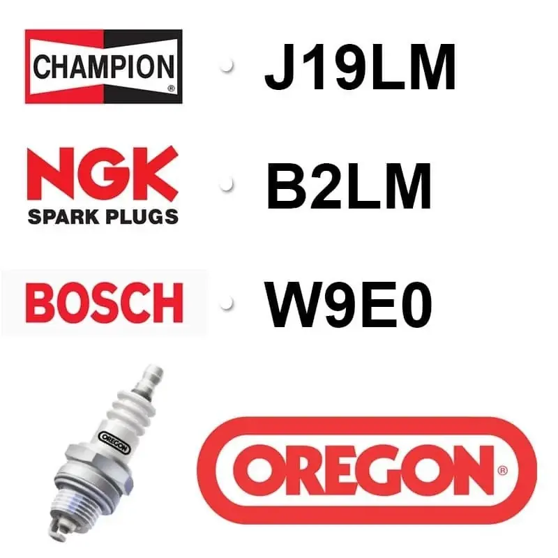 Authentique Bougie OREGON – CHAMPION j19lm NGK b2lm BOSCH w9e0
