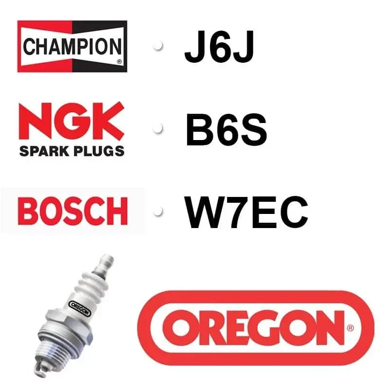 Petit Prix Bougie OREGON – CHAMPION j6j NGK b6s BOSCH w7ec