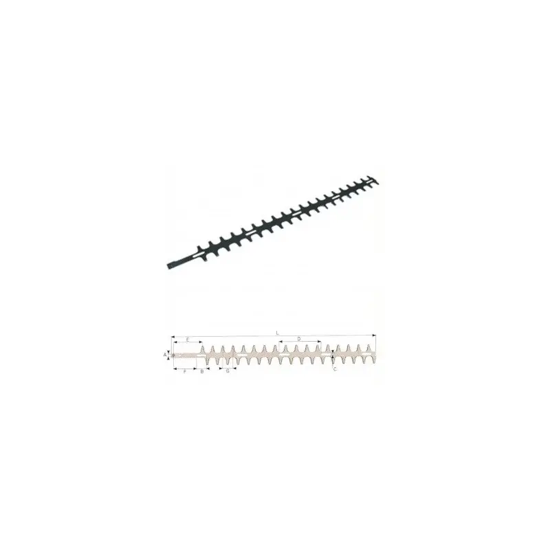 Meilleure Vente 014409 – Lame pour Taille Haies TANAKA THT210S