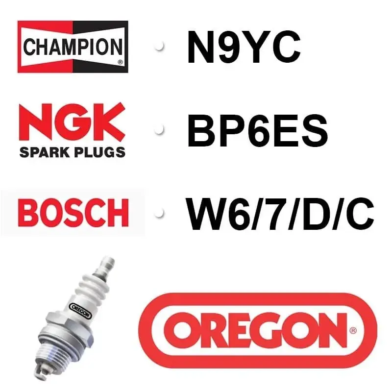 Bougie OREGON – CHAMPION n9yc NGK bp6es BOSCH w6-7-d-c Prix Bas