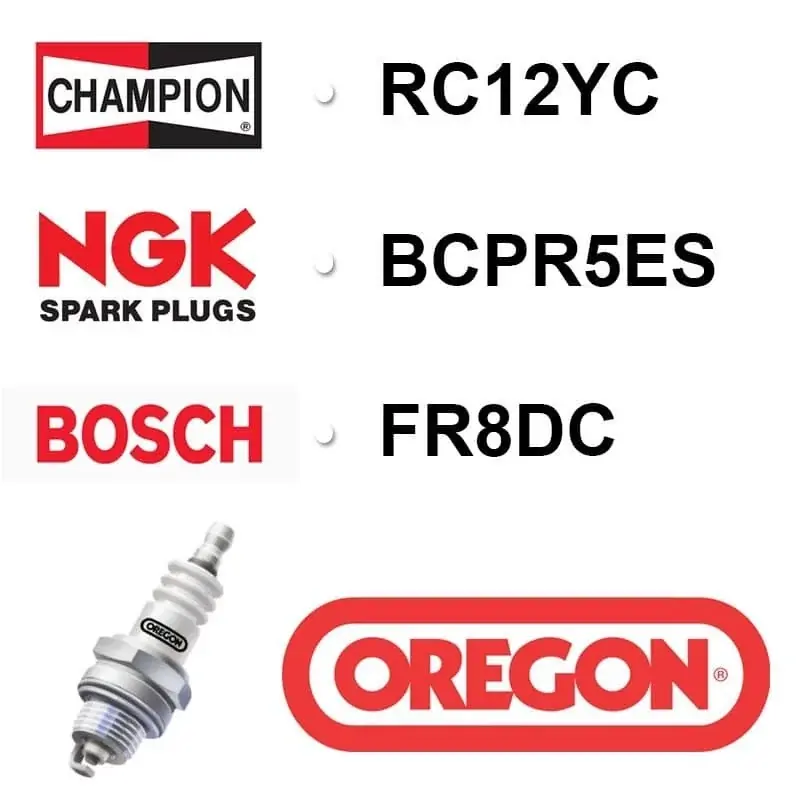 Nouvel Arrivage Bougie OREGON – CHAMPION rc12yc NGK bcpr5es BOSCH fr8dc