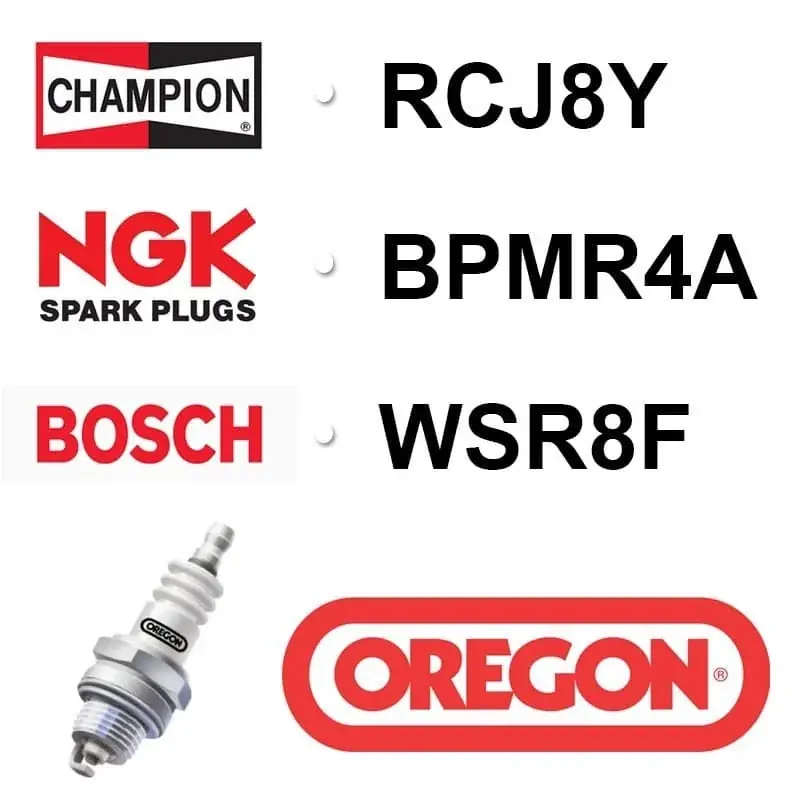 Bougie OREGON – CHAMPION rcj8y NGK bpmr4a BOSCH wsr8f Usine Directe