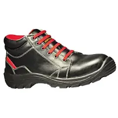 Vente Directe Baskets haute JANUS S3 SRC PU1D 0 % métal noir/rouge P40 – TEC SAFETY – CHA3A0909-40
