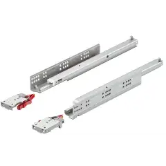 Jusqu&rsquo;à Épuisement Des Stocks Paire de coulisses Matrix Runner Push to Open longueur 400mm acier galvanisé + 2 attaches – 433.03.134