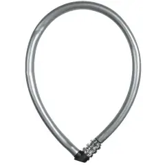 Câble antivol 55cm finition gris argent – ABUS – 1100/55 S GRIS Achetez Aujourd&rsquo;hui