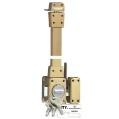 Must-Have Verrou 2 points en applique Cavith 1420 à bouton cylindre de 45mm gauche A2P* – ISEO – 1420N005.5