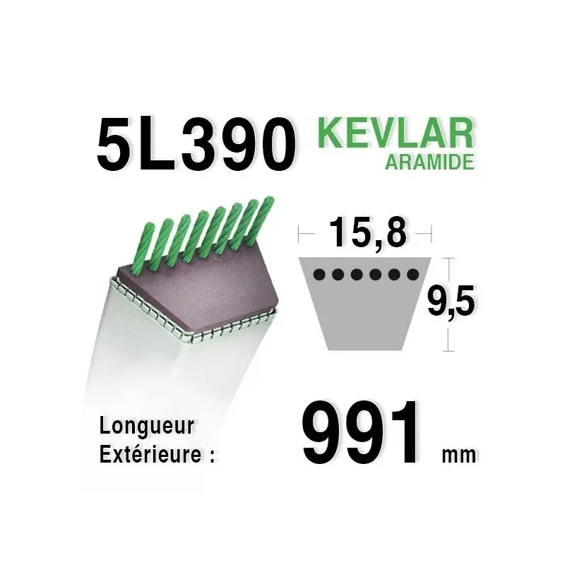 Authentique Courroie 5L390 – 5L39 JOHN DEERE m82258