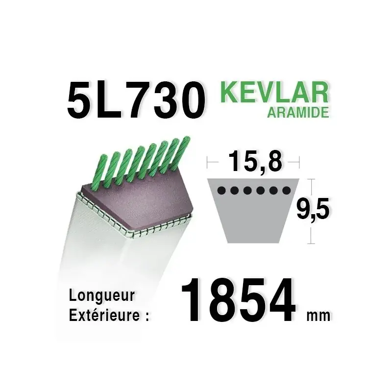 Commande En Gros Courroie 5L730 – 5L73 AYP – ROPER 8833