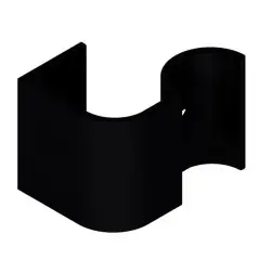 Support 60mm pour poigné DIVA I laqué noire RAL9005 SAT – LA CROISEE DS – DS6874-013 Nouveauté
