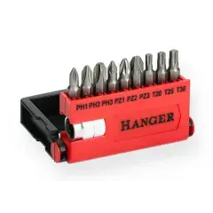 Coffret d‘embouts de vissage 10 pièces - HANGER - 250014 Dernier Modèle