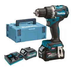 Perceuse-visseuse 40V + 2 batteries 2,5Ah + chargeur + MAKPAC – MAKITA – DF002GD201 Top Vente