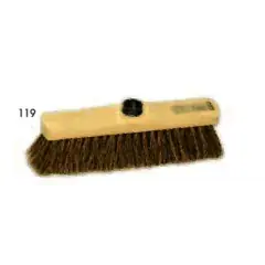 Balai NATURE fibres végétales Madagascar bois verni – BROSSERIE THOMAS – 119 Quantité Limitée