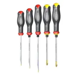 Jeu de 5 tournevis Protwist® Shock – FACOM – ATWCK.J5PB Super Prix