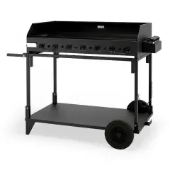 Plancha gaz PAKITA 4105 Exception + chariot noir – LEMARQUIER – PCXP4105E13 Top Vente