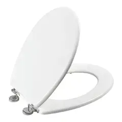 Abattant WC laqué blanc BOLIVA – AQUARINE – 814063 Populaire