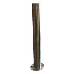 Poteau de protection inox 316 avec platine D 89mm – VISO – POT89316 Remise