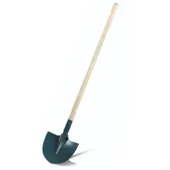 Pelle ronde trempée émmanchée en bois 27cm – MERCIER – 4506 Meilleure Vente