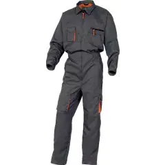 Combinaison de travail MACH2 M2COMGR à simple zip multipoches gris/orange T2XL – DELTA PLUS – M2COMGRXX Meilleur Choix