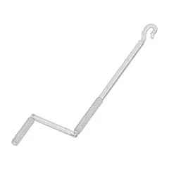 Manivelle pliable avec crochet longueur 150mm RAL 9016 – CHERUBINI – 7463150G2101 Must-Have