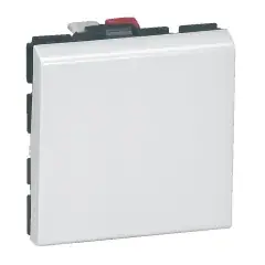 Seulement Aujourd&rsquo;hui Poussoir inverseur MOSAIC 2 modules blanc – LEGRAND – 077041