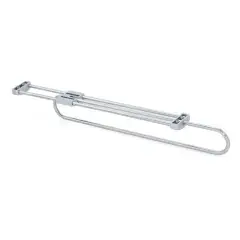 Porte cintre extensible peint en aluminium chromé longueur 300mm – EMUCA – 6210925 Pas Cher