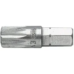 Embout standards série 2 pour vis à empreinte denture multiple XZN 28mm – FACOM – EV.206 Promotion Saisonnière