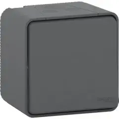 Acheter Direct Interrupteur à bascule MUREVA STYL IK08 gris – SCHNEIDER ELECTRIC – MUR35021