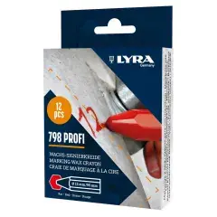 Prix Bas Boite de 12 craies à la cire 95 x 12 rouges – LYRA – L4880017