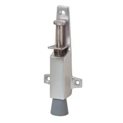 Arrêt de porte à pédale aluminium rond hauteur 130mm largeur 25mm – KWS – 102531 Solde