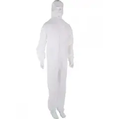 Combinaison jetable à usage unique polypropylène non tissée blanche TXL – 0A7775 Promotion Saisonnière