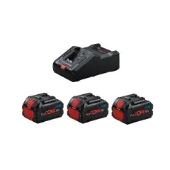 Meilleur Choix Set 3 batteries 8Ah + chargeur GAL 1880 – BOSCH – 0615990N2F