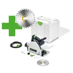 Produit De Marque Scie plongeante 1200W Festool TS 55 F-Plus Master Edition + coffret Systainer SYS3 M 337 – FESTOOL – 577843