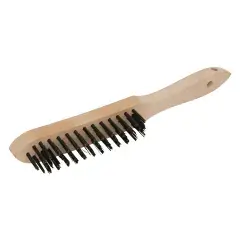 Achat Immédiat Brosse métal rigide 4 rangées à manche – ROULOR – 5252