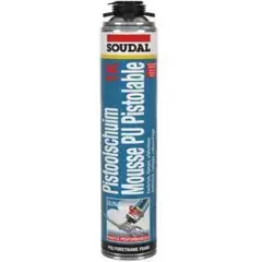Mousse PU pistolable SOUDAFOAM GUN jaune aérosol 700ml – SOUDAL – 111126 Produit De Marque