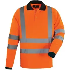 Prix Promo Polo YARD manches longues HI-VIZ poly/coton orange fluo TL – COVERGUARD – 7YAPOL