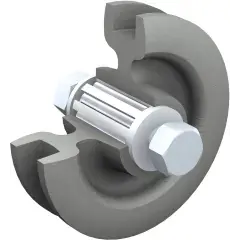 Nouvelle Collection Galet fonte gorge ronde 102mm – MANTION – 1008GR