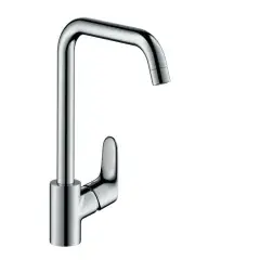 Mitigeur d‘evier FOCUS bec orientable chromée – HANSGROHE – 31820000 Haute Qualité