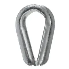 Cosse cœur 6899/A 18mm acier zingué – CHAUBEYRE – 8130518 Authentique