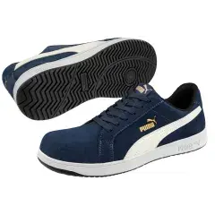 Populaire Chaussure de sécurité P 40 Suède Iconic Navy Low S1PL – PUMA – 640021