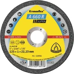 Disque à tronçonner A 660 R Supra – KLINGSPOR – 328906 Usine Directe