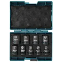 Pas Cher Coffret 9 douilles 1/2‘‘ Impact Black – MAKITA – E-16564
