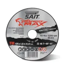 Livraison Express Disque à tronçonner POWER MAX ZZ46T 125 x 1,6 x 22,23mm – SAIT FRANCE – 001531