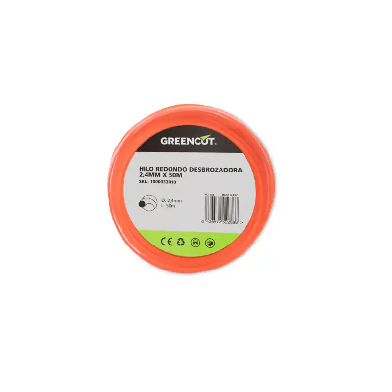 Achat Immédiat Fil rond pour débroussailleuse 2,4MM x 50M